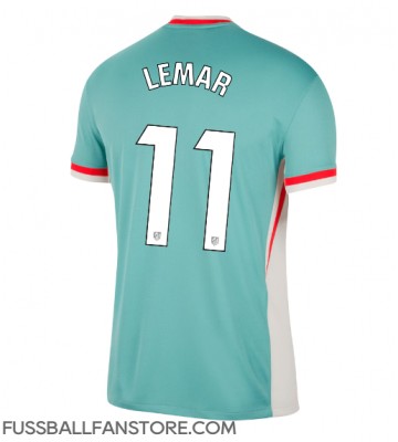 Atletico Madrid Thomas Lemar #11 Replik Auswärtstrikot 2024-25 Kurzarm